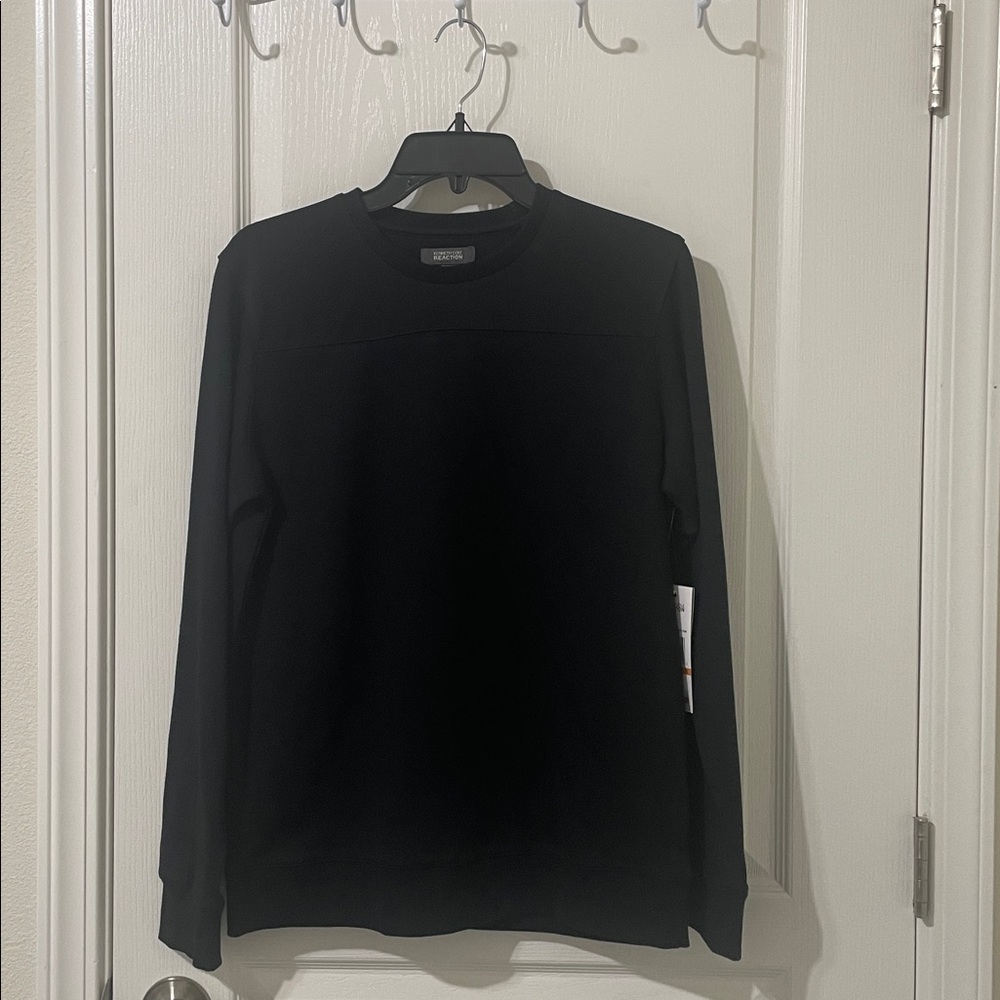 Kenneth Cole Reaction Men's Classic Black Crewneck Sweater